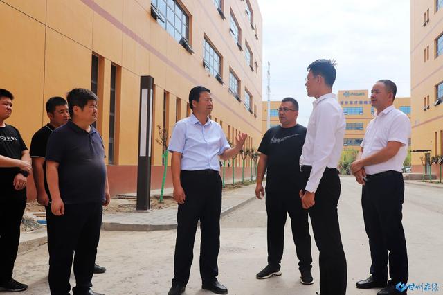 葛永宏调研督导张掖智能制造产业园入驻企业投产运营工作